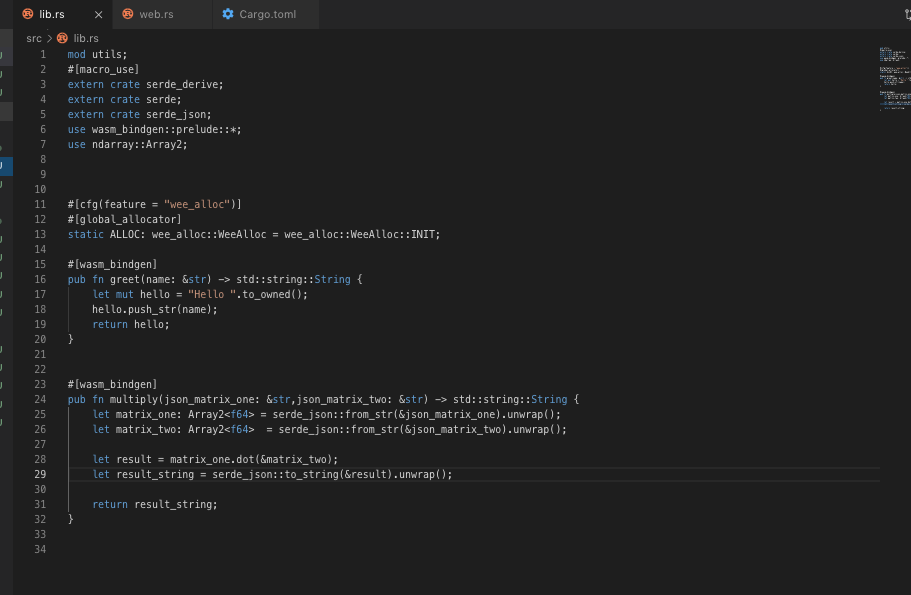 Rust Matrix Multiplication